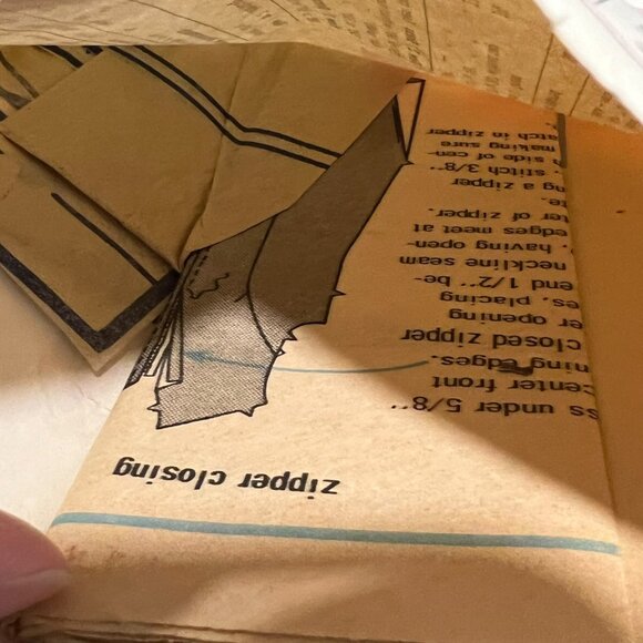 Vintage Simplicity 5093 Sewing Pattern For Princess Dress Size 16 1/2 Bust 39 - Picture 3 of 3